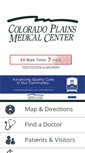 Mobile Screenshot of coloradoplainsmedicalcenter.com